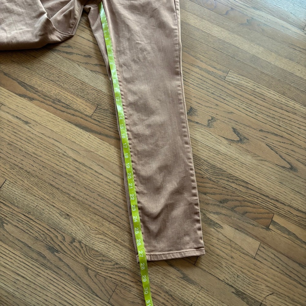 J.Jill Authentic Fit Slim Ankle Pants Womens 6 Brown Tan Stretch Denim Jeans - Picture 6 of 8